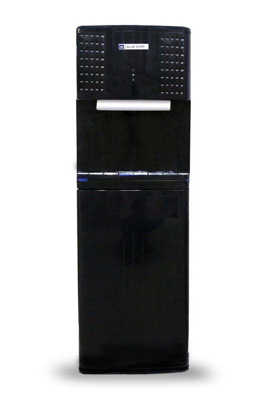 Blue Star BL1HPCGA Bottom Load Water Dispenser – Hot, Cold &amp; Room Temperature | Child Safety Lock | Stainless Steel Tank | 20L Capacity | Black