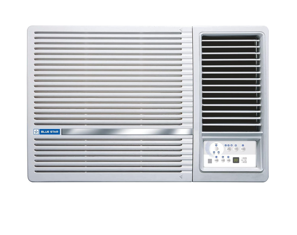 Blue Star WFE318L 1.5 Ton 3 Star Fixed Speed Window AC Turbo Cool, 100% Copper, Energy Efficient