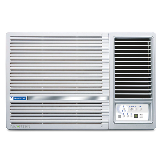Blue Star WIE518L 1.5 Ton 5 Star Inverter Window AC | 5-in-1 Convertible Cooling | Copper Condenser | Turbo Cool | Dry Mode | R32 Refrigerant