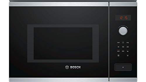 Bosch BEL553MS0I Serie 4 Built-In Microwave Oven 25L (Stainless Steel, 900W, Grill Function, Touch & Rotary Controls)