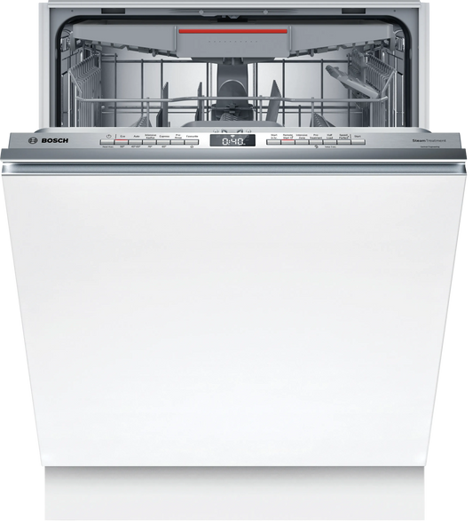 Bosch SMV6HMX01I 15 Place Setting Serie 6 Fully Integrated Built-in Dishwasher – IoT Enabled, SpeedPerfect+, AquaStop, 6 Wash Programs, 60 cm