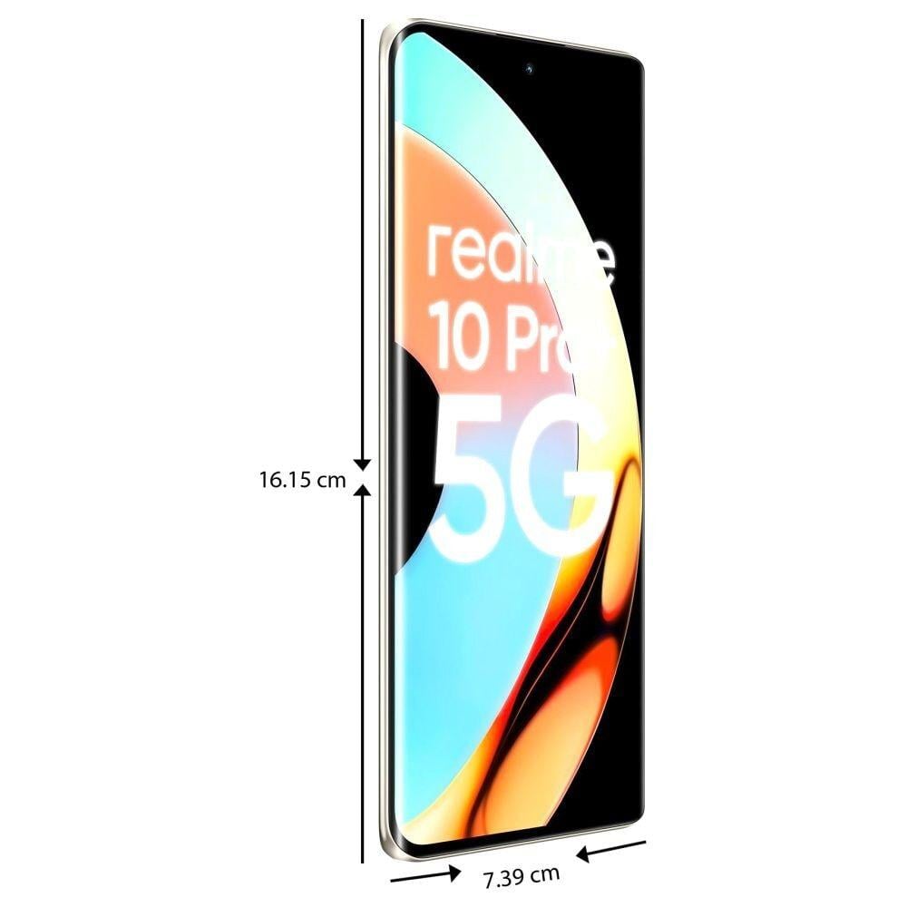 Realme 10 Pro Plus 5G 128 GB, 8 GB RAM, Hyperspace, Mobile Phone