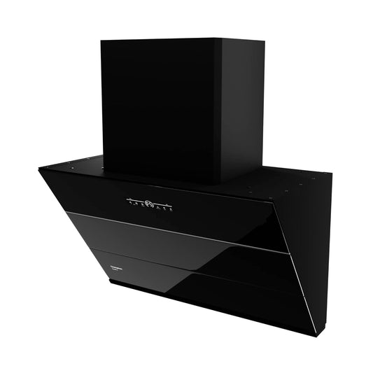 Crompton QuietPro 75 cm Chimney (CHD-QPVI75FLE-MBL) | 1660 m³/hr Suction | Inverter Motor | Intelli Auto Clean | Filterless | Free Installation | Suraj Electronics Delhi NCR