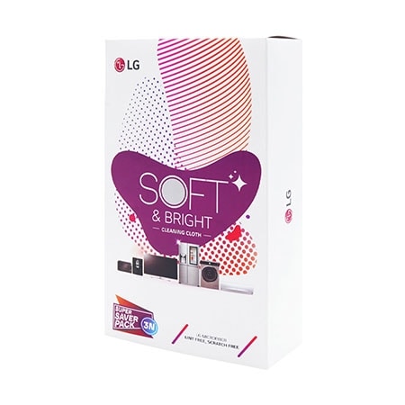 LG Scratch free Microfiber cleaning cloth for Home Appliances (pack of 3) — CLS31800203 — product view