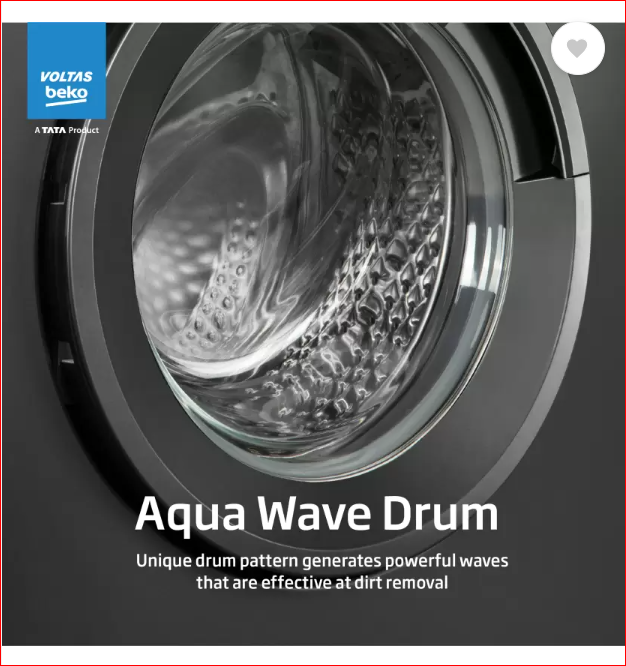 Voltas Beko WFL6010VTMS 6 kg Fully Automatic Front Loading Washing Machine Anthracite
