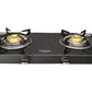 Crompton CKT-FPR652-MSB 2 Burner Gas Stove FlamePro | Wide Body Design | 1 Medium and 1 Small Brass Burners