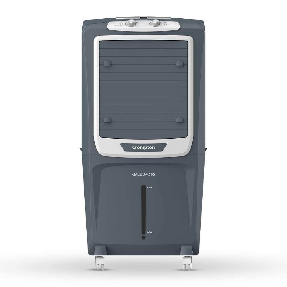 Crompton Gale DAC 90 Desert Air Cooler | 90L Tank | 4000 CMH Air Delivery | Ice Chamber | Everlast Pump | Inverter Compatible | For Rooms up to 470 Sq. Ft