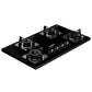 Crompton SuperSlim TAB-SUHB784-MBL 78 cm 4-Burner Hob | Half Brass Burners | Auto Ignition | Toughened Glass | Suraj Electronics Delhi NCR