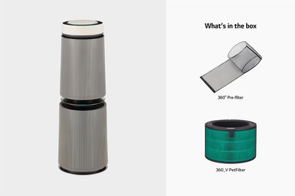 LG AS10GDBY0 Air Purifier PuriCare™ 360º Alpha Pet Double (Beige) with Allergy Care and Pet Mode