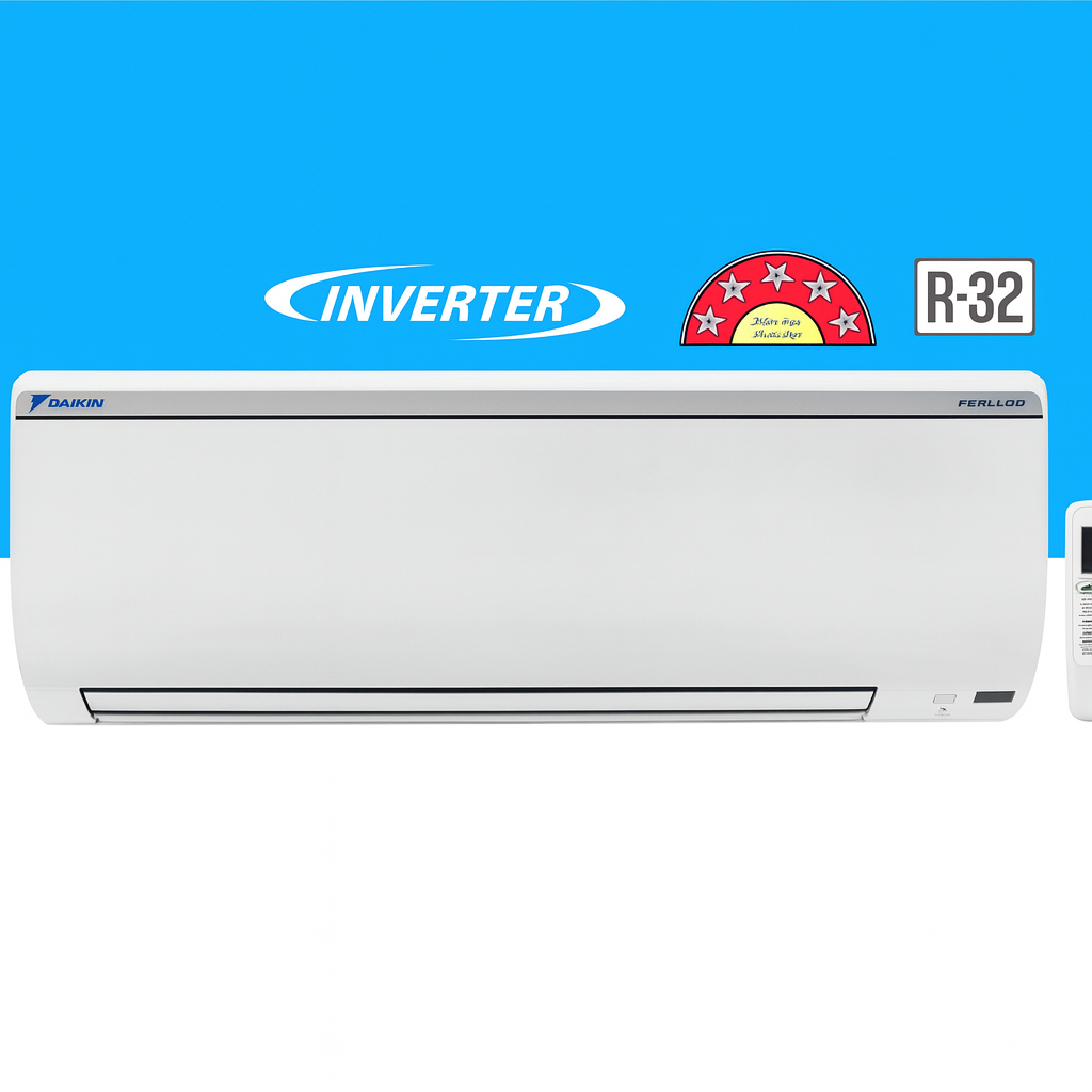 Daikin FTKU50UV16VF 1.5 Ton 5 Star Inverter Split AC | Triple Display | Dew Clean | 3D Airflow | R32 | Suraj Electronics Delhi NCR