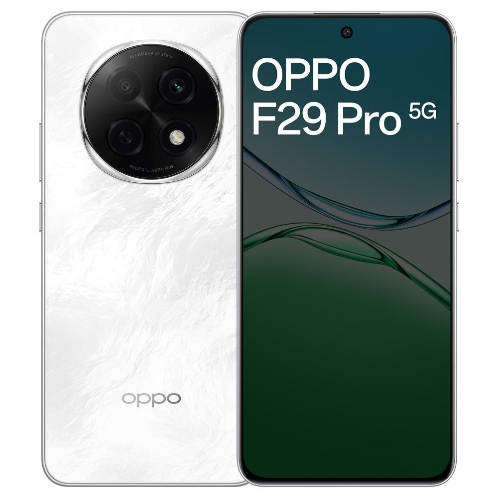 Oppo F29 Pro 5G 256 GB, 12 GB RAM, Marble White, Mobile Phone