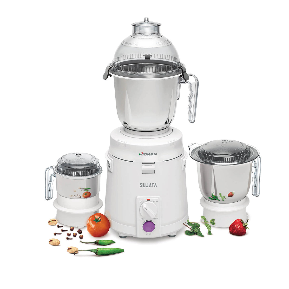 Dynamix 900W Mixer Grinder | Heavy Duty Mixer Grinder - Sujata — product view