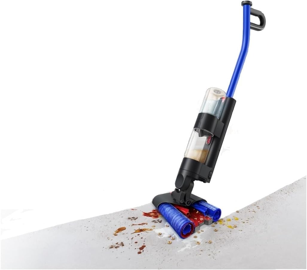 Dyson WashG1 Wet & Dry Cordless Vacuum Cleaner for Hard Floors | Dual Motorised Rollers | 35 Min Runtime