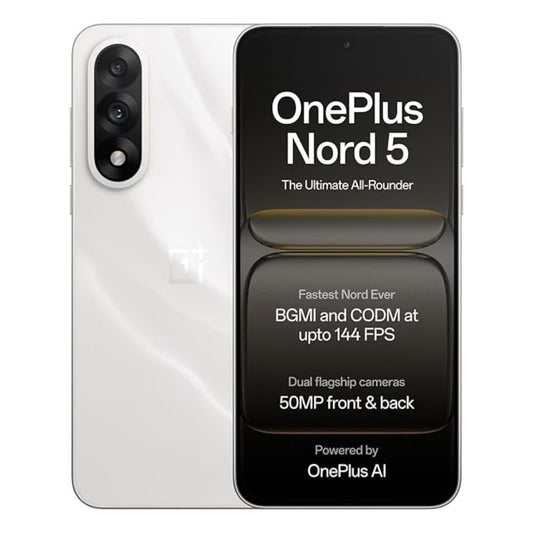 OnePlus Nord 5 5G 256 GB, 8 GB RAM, Marble Sands, Mobile Phone