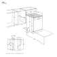 Electrolux ESA47220SW 60 cm Dishwasher | 13 Place Settings | ExtraHygiene | ExtraPower | AirDry Technology | Suraj Electronics Delhi NCR