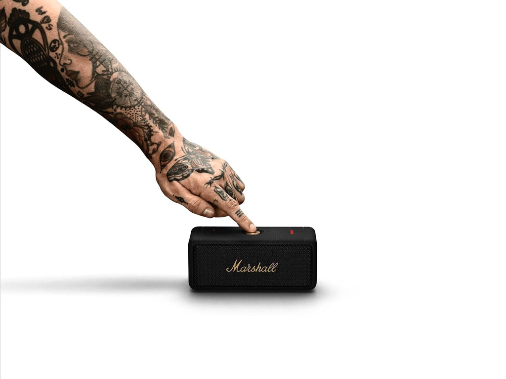 Marshall Emberton II 20W Portable Bluetooth Speaker (Black & Brass