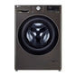 LG  FHD1207STB 12/7 Kg  AI Front Load Washer Dryer (Inverter Direct Drive, TurboWash 360°, Steam+, Wi-Fi Enabled, Black VCM) – All-in-One Washing Machine