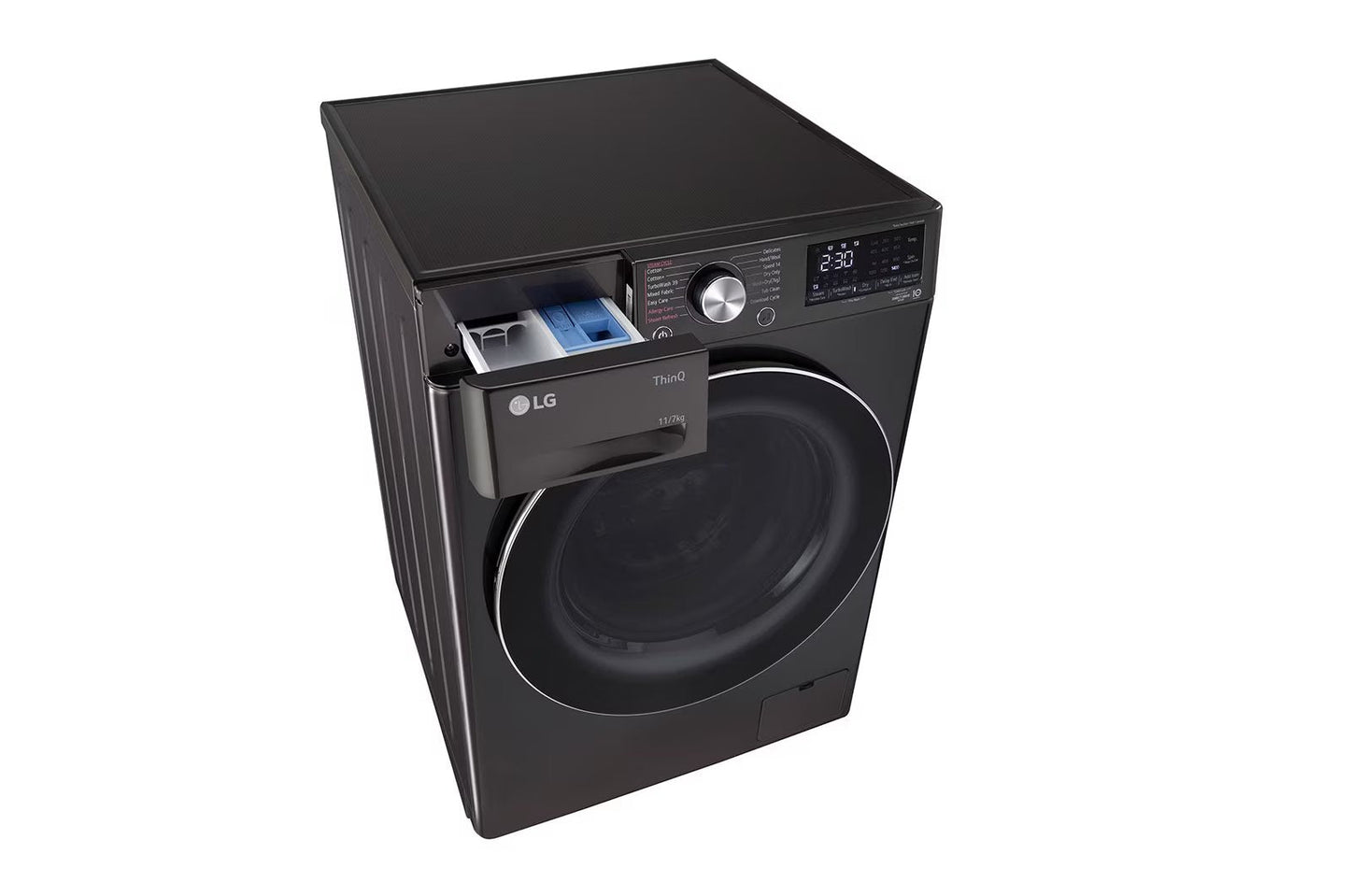 LG  FHD1207STB 12/7 Kg  AI Front Load Washer Dryer (Inverter Direct Drive, TurboWash 360°, Steam+, Wi-Fi Enabled, Black VCM) – All-in-One Washing Machine