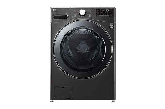 LG 21 kg (Wash) / 12 kg (Dry) Washer Dryer with Inverter Direct Drive™, Steam Wash, Black VCM — FHD2112STB — product view