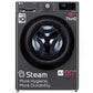 LG 8 Kg Front Load Washing Machine FHP1208Z5M | AI DD Technology | Steam for Hygiene | Inverter Motor | Wi-Fi Enabled | Middle Black