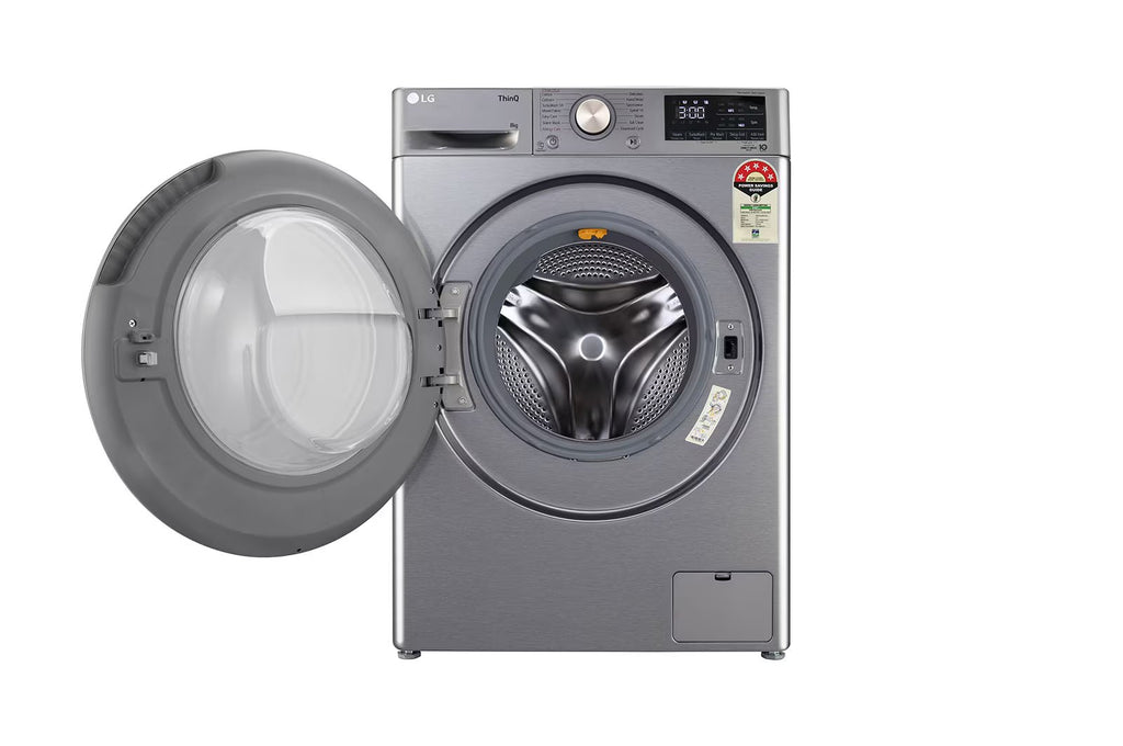 LG FHP1208Z5P 8.0 Kg Front Load Washing Machine with AI Direct Drive™ Technology , Color: Platinum Sliver