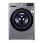 LG FHP1209Z7P 9.0 Kg Front Load Washing Machine with AI Direct Drive™ Technology , Color Platinum Silver