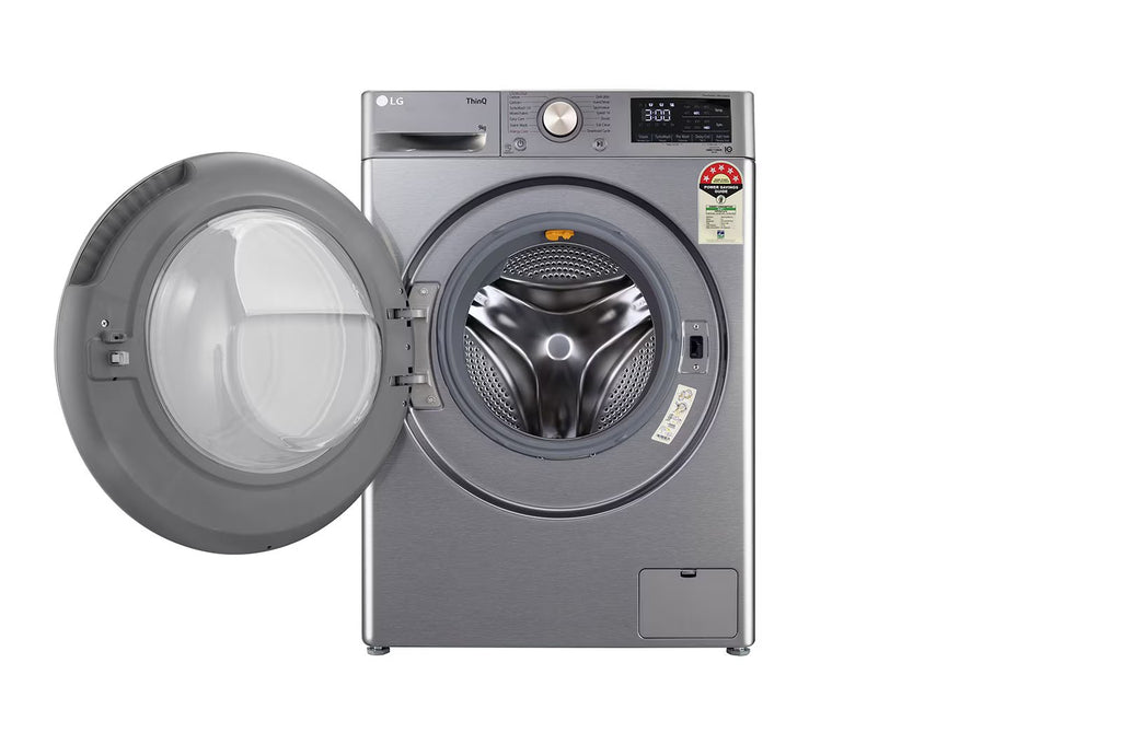 LG FHP1209Z7P 9.0 Kg Front Load Washing Machine with AI Direct Drive™ Technology , Color Platinum Silver