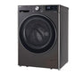 LG 11 Kg FHP1411Z9B 5 Star Inverter Wi-Fi Fully-Automatic Front Load Washing Machine with In-Built Heater (FHP1411Z9B, Black VCM, AI DD Technology, 1400 RPM & Steam+)