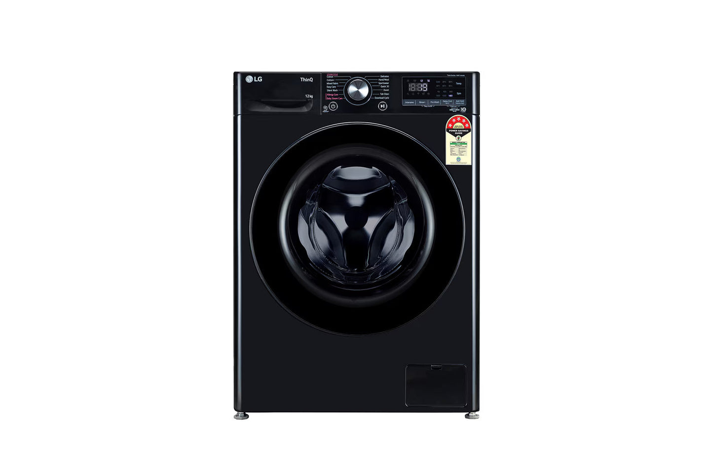LG FHP1412Z3O 12 Kg 5 Star AI Direct Drive Front Load Washing Machine with TurboWash™, Steam+, Wi-Fi & Inverter Motor – VCM Finish