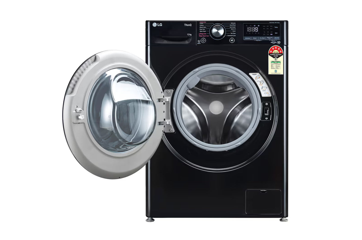 LG FHP1412Z3O 12 Kg 5 Star AI Direct Drive Front Load Washing Machine with TurboWash™, Steam+, Wi-Fi & Inverter Motor – VCM Finish