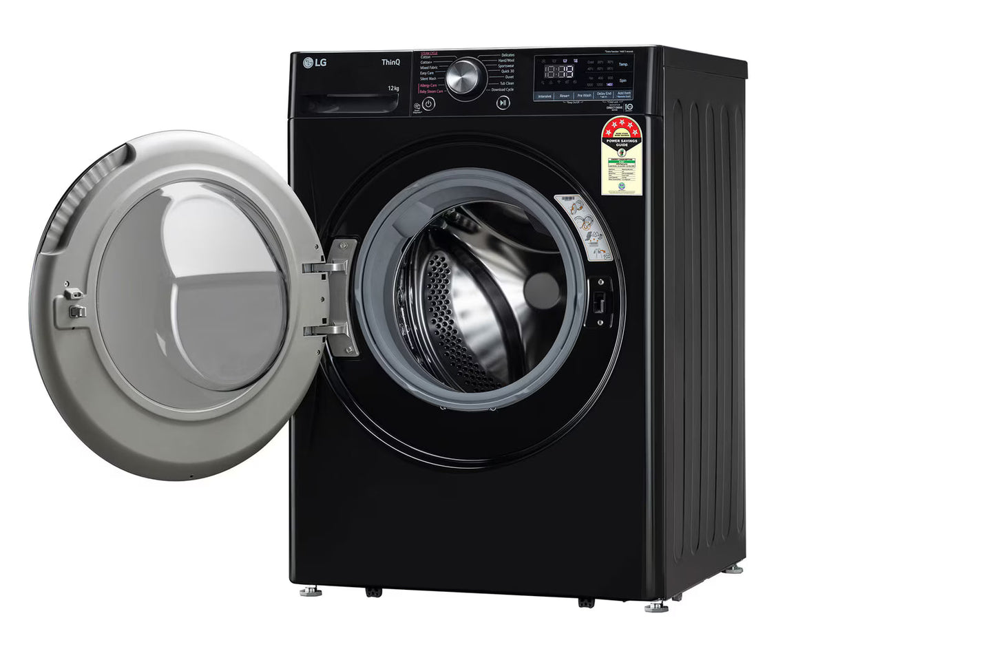 LG FHP1412Z3O 12 Kg 5 Star AI Direct Drive Front Load Washing Machine with TurboWash™, Steam+, Wi-Fi & Inverter Motor – VCM Finish