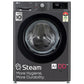 LG FHV1207Z2M 7 Kg 5 Star AI Direct Drive Fully-Automatic Front Loading Washing Machine (Middle Black, Steam for Hygiene Wash)