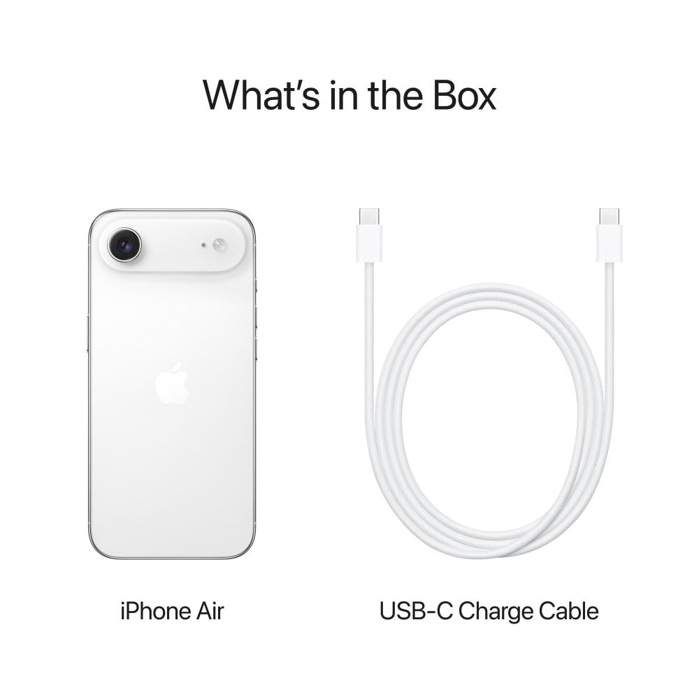 Apple iPhone Air 1 TB, Cloud White