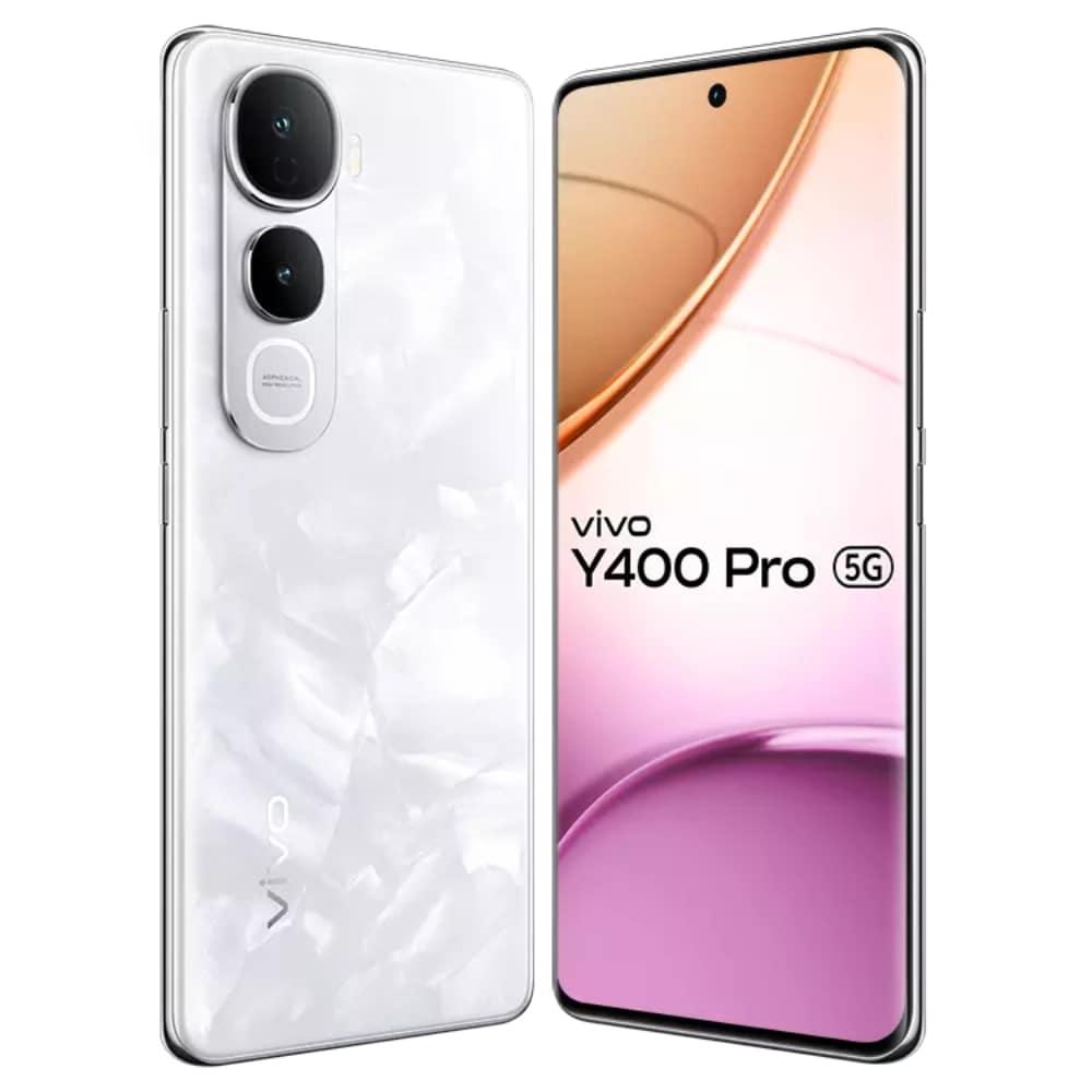 Vivo Y400 Pro 5G 128 GB, 8 GB RAM, Freestyle White, Mobile Phone