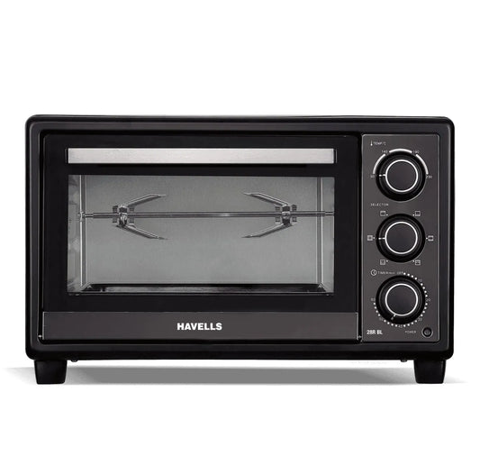 Havells GHCOTCRK150 OTG 28R BL 1500W-Watt OTG (Black, 28 Liters)