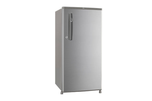 LG GL-B199OPZD 185 L Direct Cool Single Door 3 Star Refrigerator with Fast Ice Making  (Shiny Steel)