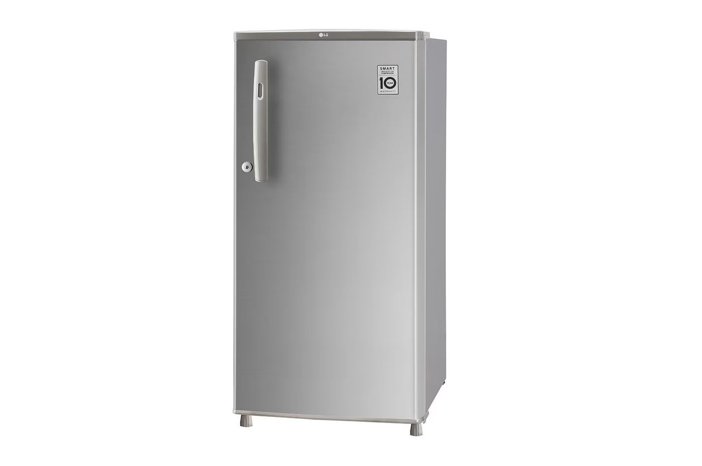 LG GL-B199OPZD 185 L Direct Cool Single Door 3 Star Refrigerator with Fast Ice Making  (Shiny Steel)
