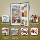 LG GL-B211HBWD, 201 Ltrs 3 Star Inverter Direct Cool Single Door Refrigerator, Blue Waterlily
