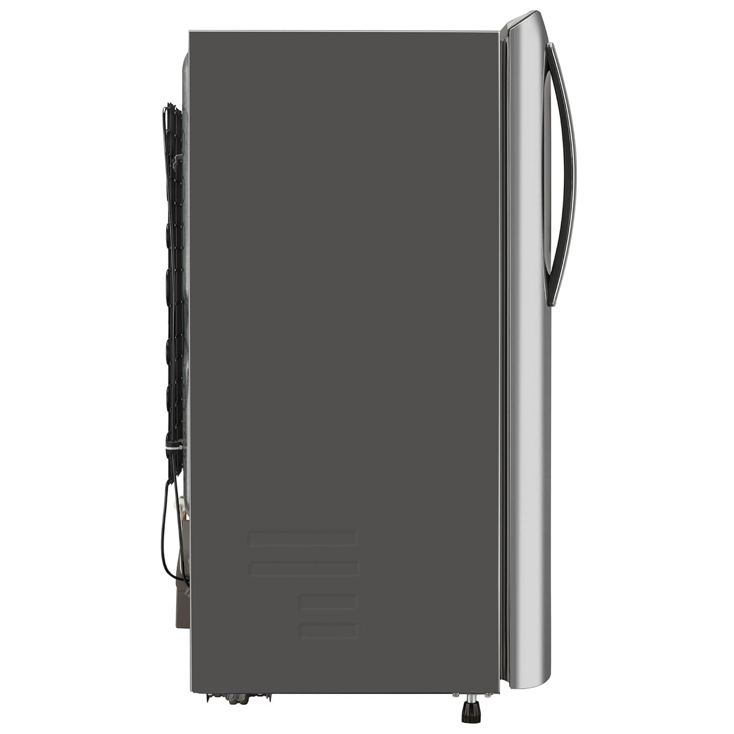 LG 201 L 3 Star Direct-Cool Single Door Refrigerator (GL-B211HPZD, Shiny Steel, Fast in Ice Making)