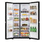 LG GL-B257DBM3 650 L Side-by-Side Convertible Refrigerator – Smart Inverter Compressor, Hygiene Fresh+, DoorCooling+, Smart Diagnosis, Premium Black Glass Finish