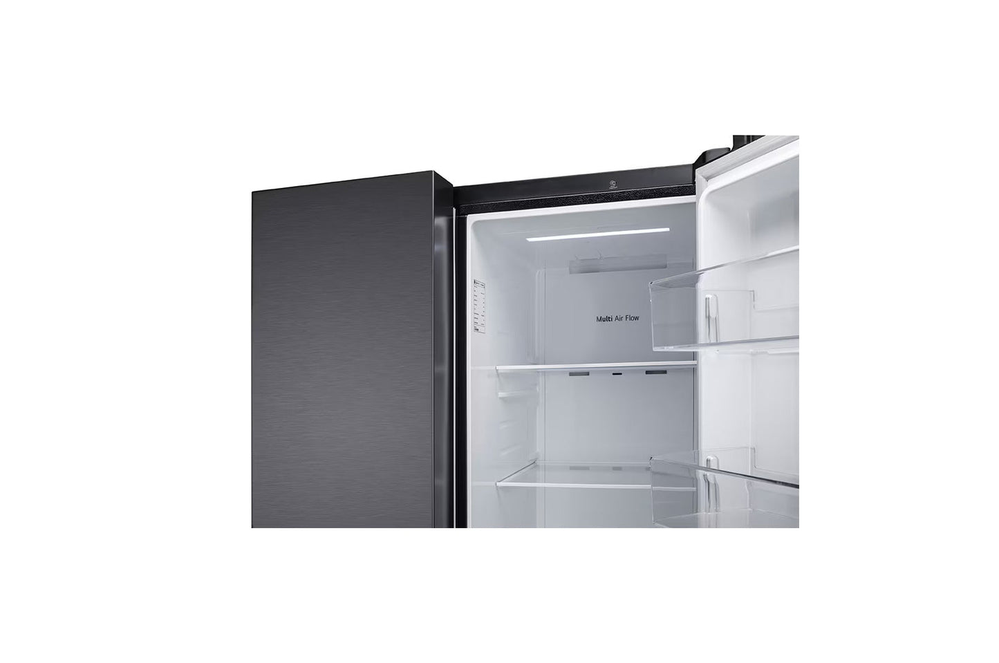 LG GL-B257HMC3 650L, Convertible Side-by-Side Refrigerator with Smart Inverter Compressor, Multi Air Flow