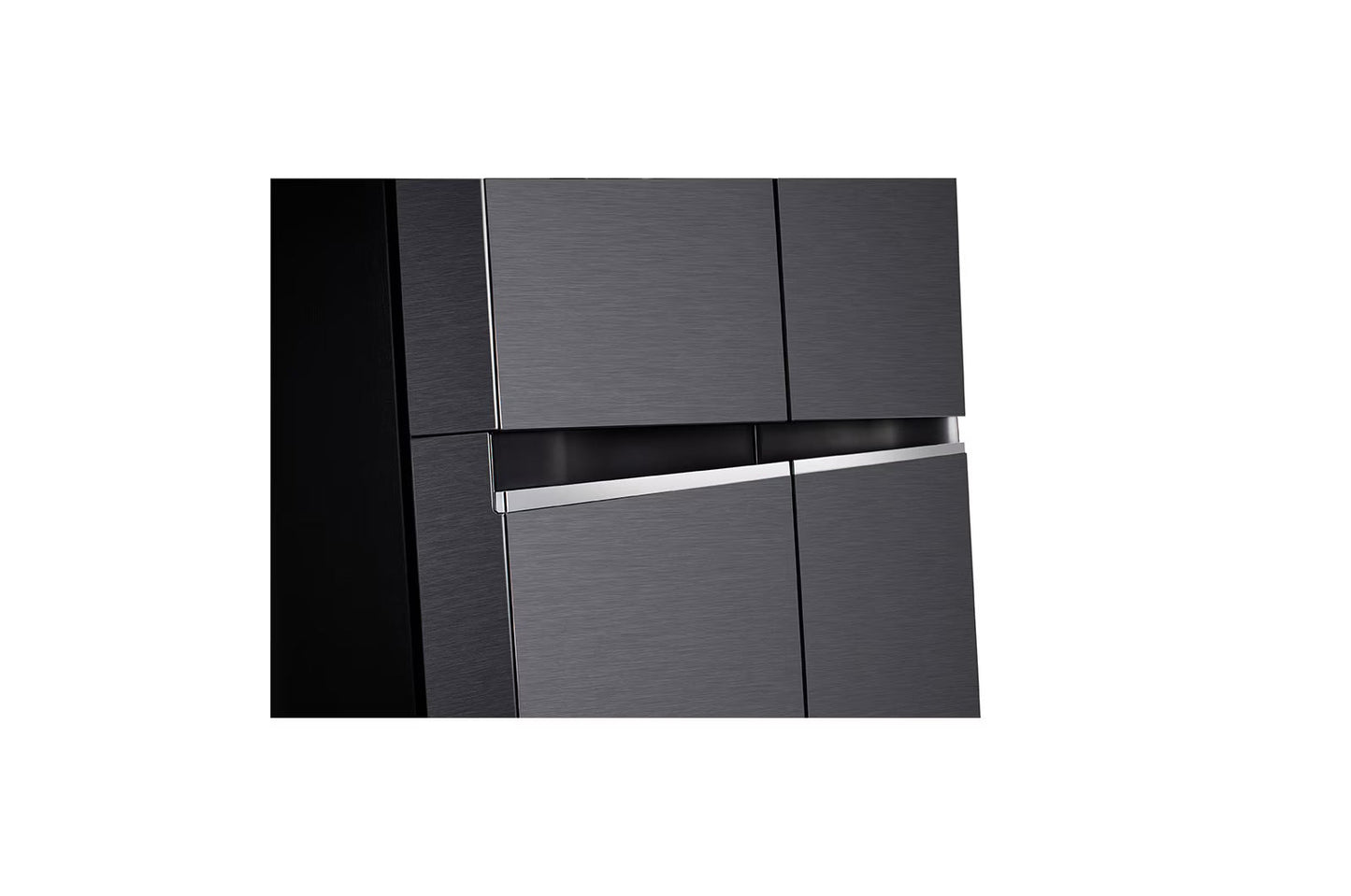 LG GL-B257HMC3 650L, Convertible Side-by-Side Refrigerator with Smart Inverter Compressor, Multi Air Flow