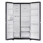 LG GL-B257HMC3 650L, Convertible Side-by-Side Refrigerator with Smart Inverter Compressor, Multi Air Flow