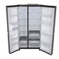 LG GL-B257HMC3 650L, Convertible Side-by-Side Refrigerator with Smart Inverter Compressor, Multi Air Flow