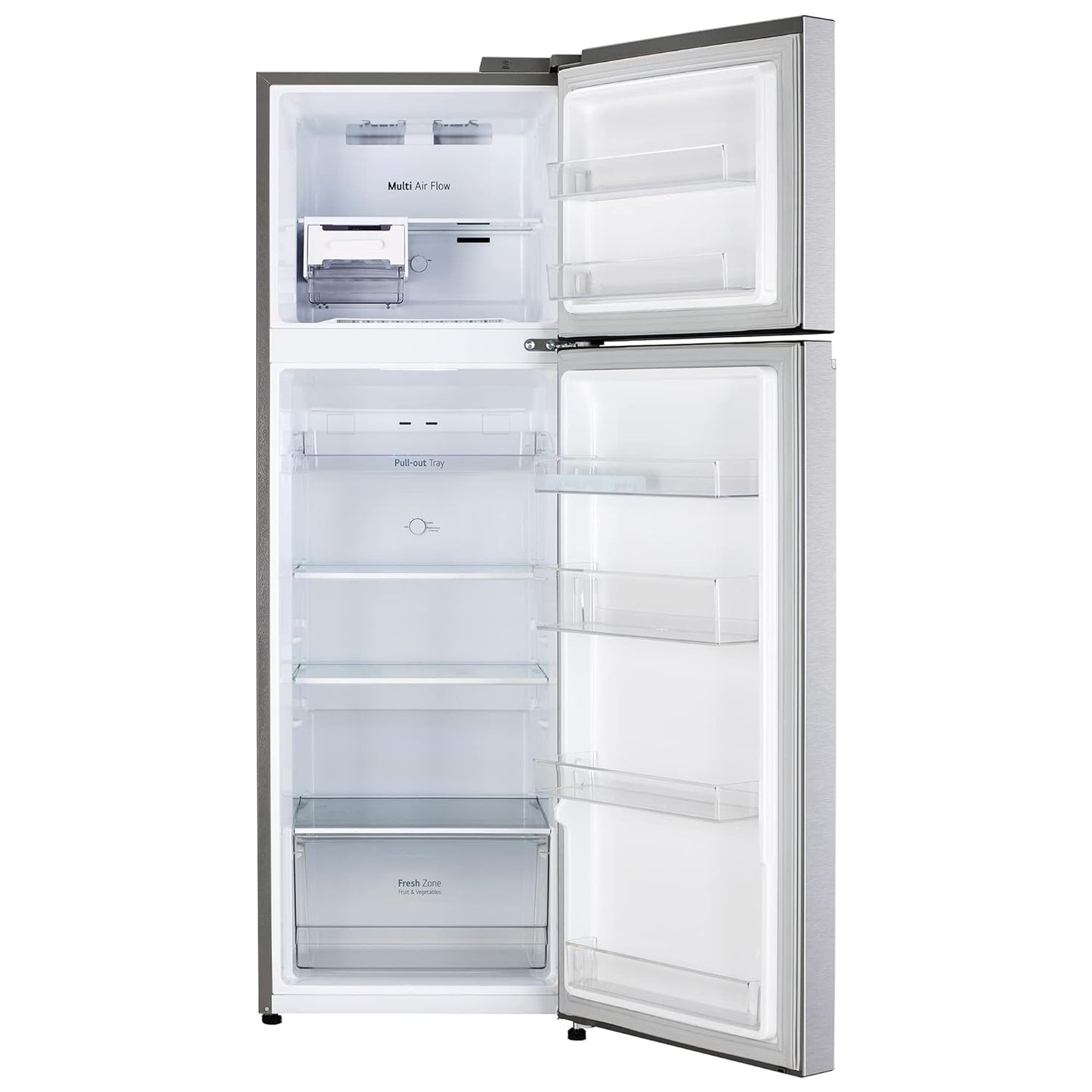 LG GL-N312SDSY 272 L Frost-Free Double Door Refrigerator | Smart Inverter Compressor | Express Freeze | 2 Star Energy Rating | Dazzle Steel