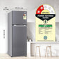 LG GL-N312SDSY 272 L Frost-Free Double Door Refrigerator | Smart Inverter Compressor | Express Freeze | 2 Star Energy Rating | Dazzle Steel