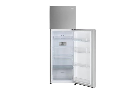 LG GL-S312SPZY 272L 2 Star Frost-Free Double Door Refrigerator (Shiny Steel) – Smart Inverter, Convertible Freezer, Auto Smart Connect | Suraj Electronics Delhi NCR