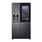 LG GL-X257AMCX 635 L Frost-Free Inverter Wi-Fi InstaView Door In Door UVnano Side-By-Side Refrigerator with Water Dispenser (Matte Glass, Door Cooling+ with Hygiene Fresh)
