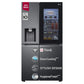 LG GL-X257AMCX 635 L Frost-Free Inverter Wi-Fi InstaView Door In Door UVnano Side-By-Side Refrigerator with Water Dispenser (Matte Glass, Door Cooling+ with Hygiene Fresh)
