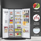 LG GL-X257AMCX 635 L Frost-Free Inverter Wi-Fi InstaView Door In Door UVnano Side-By-Side Refrigerator with Water Dispenser (Matte Glass, Door Cooling+ with Hygiene Fresh)